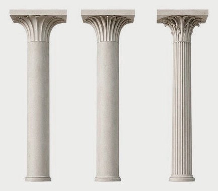 Corinthian order columns