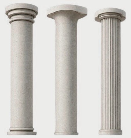 Ionic order columns