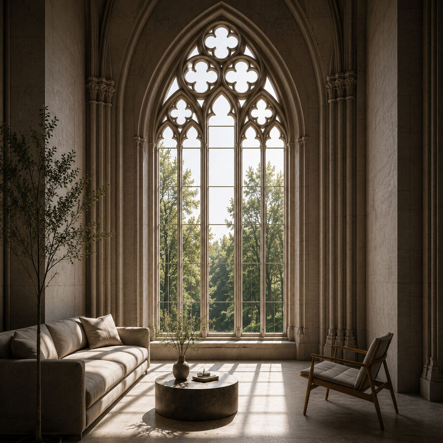 Interior filled with natural light